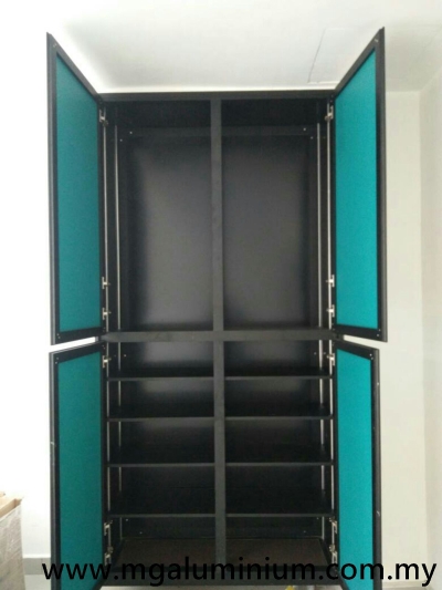 Aluminium Custom Shoe Cabinet Skudai