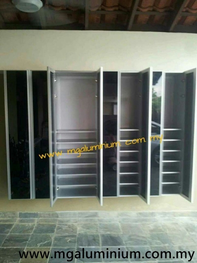 Aluminium Custom Shoe Cabinet Skudai