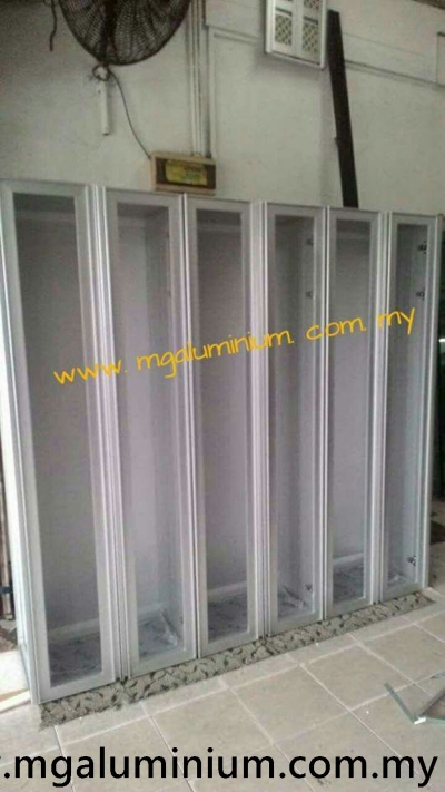 Aluminium Custom Shoe Cabinet Skudai