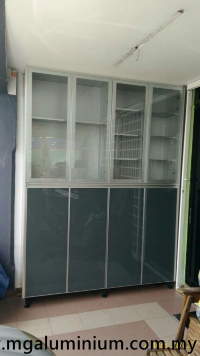 Aluminium Custom Shoe Cabinet Skudai