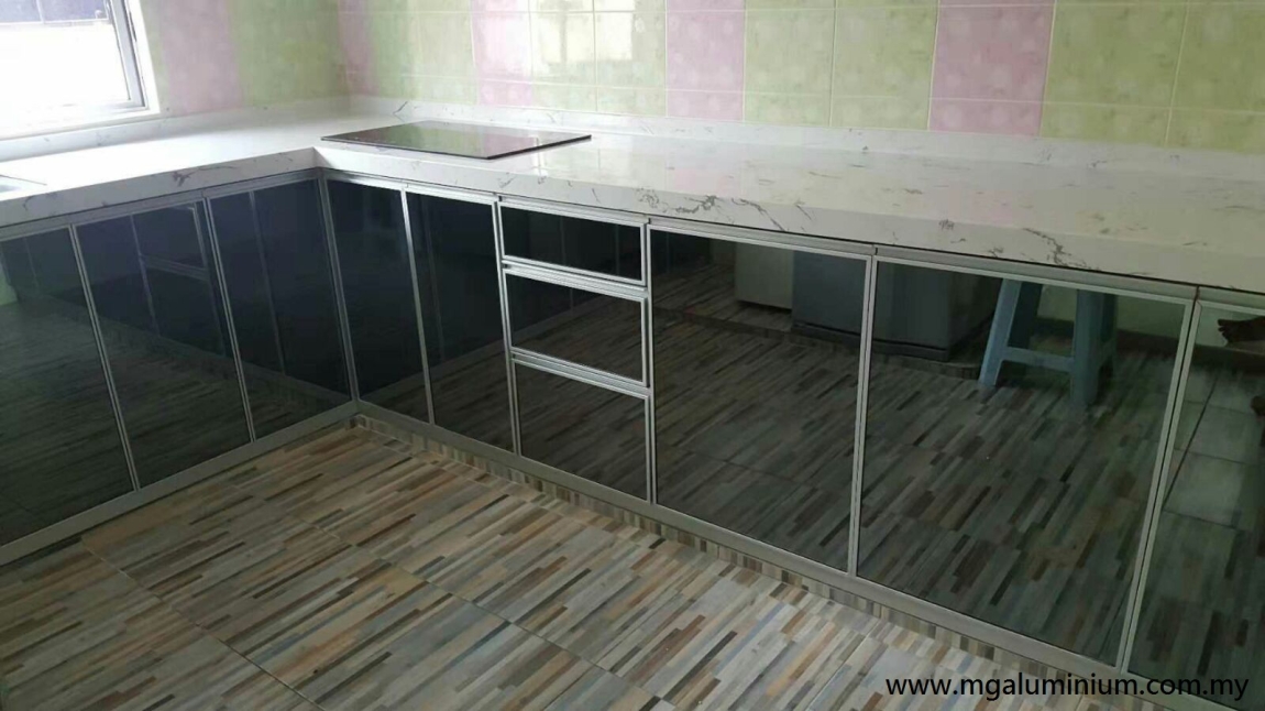 Contoh Kabinet Dapur Aluminium Di Skudai Kabinet Dapur Aluminium Yang Sesuai Di Malaysia Kabinet Dapur Rujukan Reka Bentuk UbahSuai Malaysia