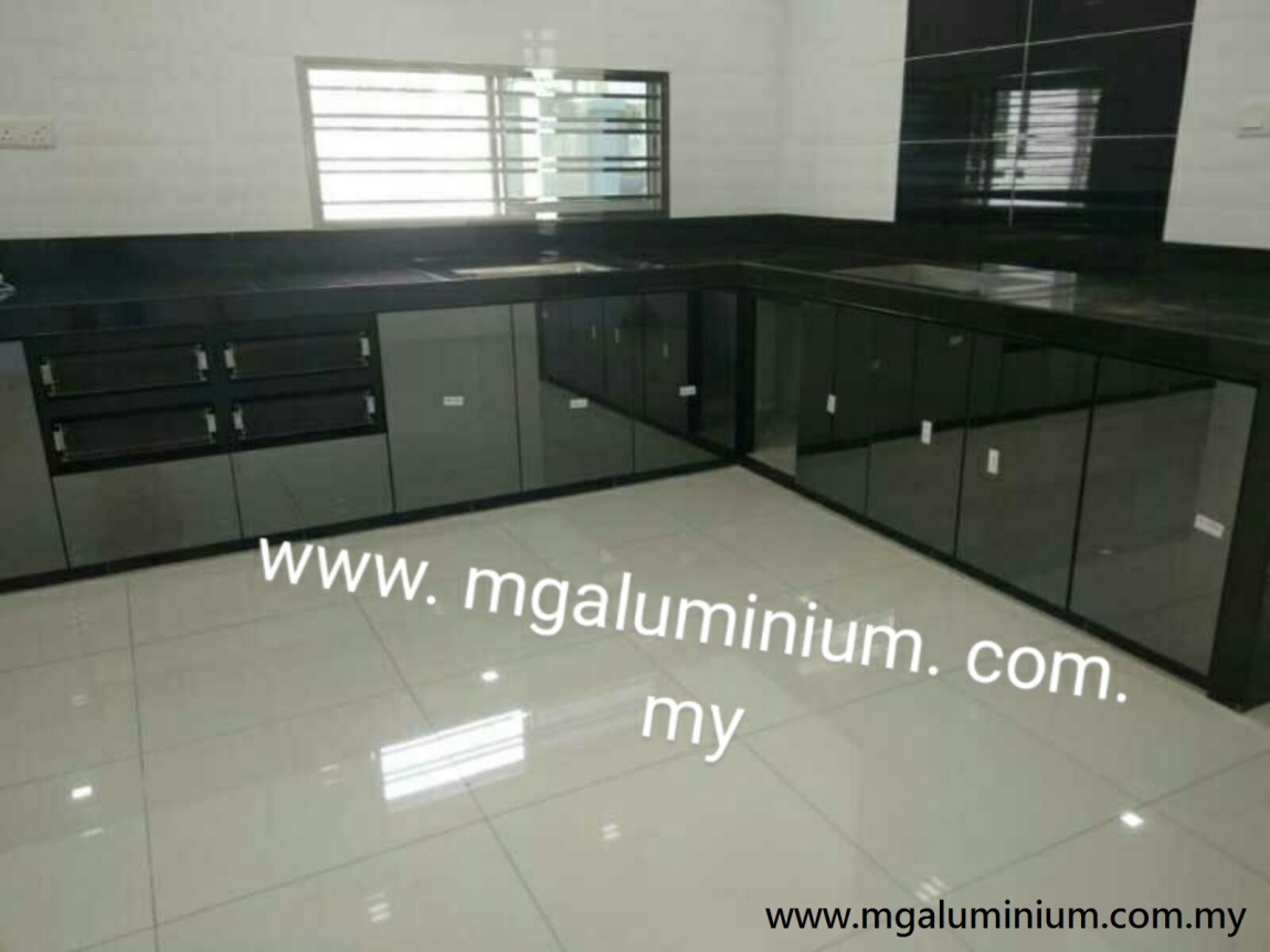 Contoh Kabinet Dapur Aluminium Di Skudai Kabinet Dapur Aluminium Yang Sesuai Di Malaysia Kabinet Dapur Rujukan Reka Bentuk UbahSuai Malaysia