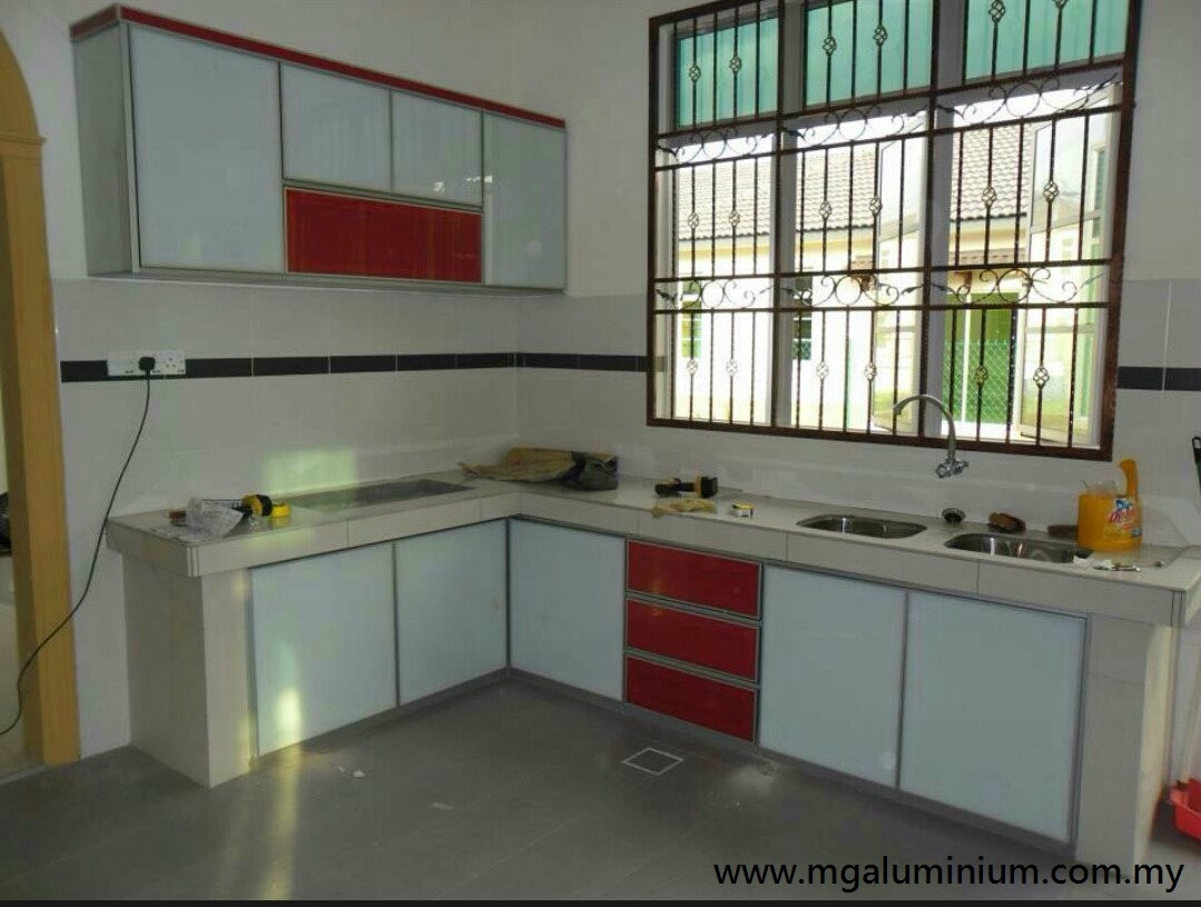 Contoh Kabinet Dapur Aluminium Di Skudai Kabinet Dapur Aluminium Yang Sesuai Di Malaysia Kabinet Dapur Rujukan Reka Bentuk UbahSuai Malaysia