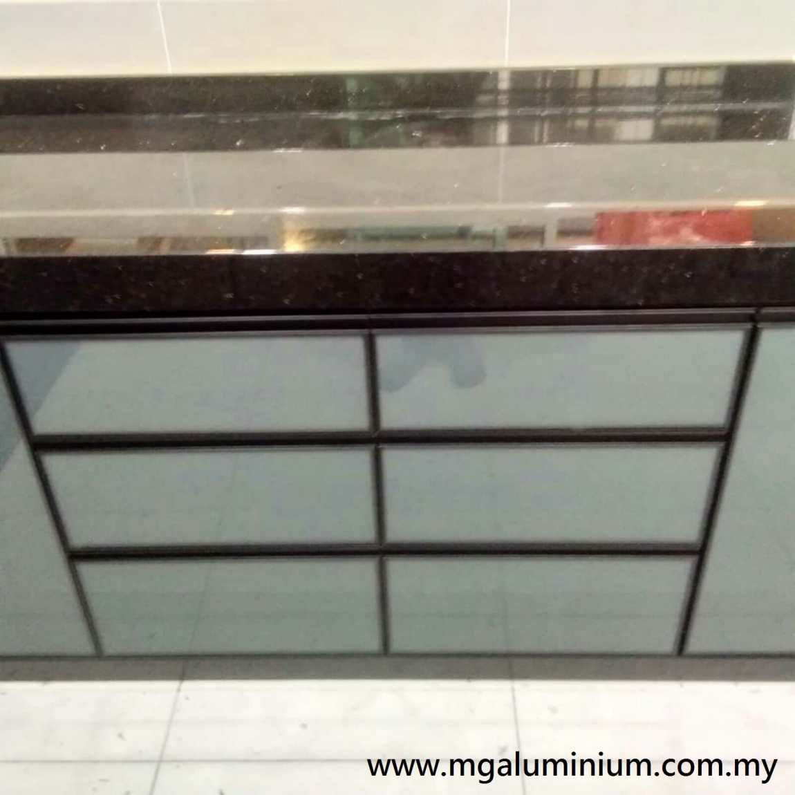 Contoh Kabinet Dapur Aluminium Di Skudai Kabinet Dapur Aluminium Yang Sesuai Di Malaysia Kabinet Dapur Rujukan Reka Bentuk UbahSuai Malaysia