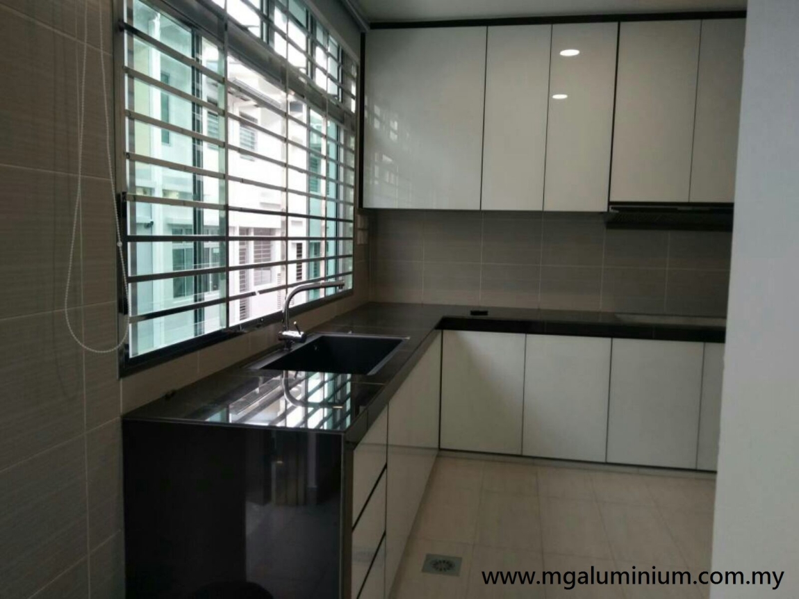 Contoh Kabinet Dapur Aluminium Di Skudai Kabinet Dapur Aluminium Yang Sesuai Di Malaysia Kabinet Dapur Rujukan Reka Bentuk UbahSuai Malaysia