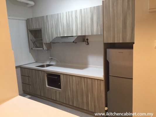 Z3 - Kabinet Dapur Pintu Melamine & Corak Kayu Di Puchong