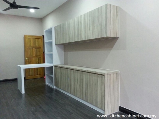 Z10 - Kabinet Dapur Pintu Melamine & Corak Kayu Di Puchong