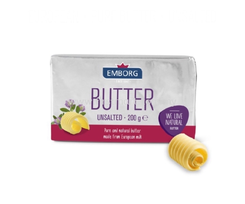 Emborg Unsalted Butter (200g)