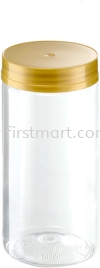 Code : BP0406 (Gold/Black) Per Jar Biodegradable & Plastic Packaging