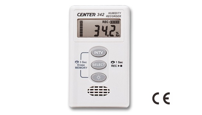 CENTER Datalogger Temperature Humidity Recorder 342