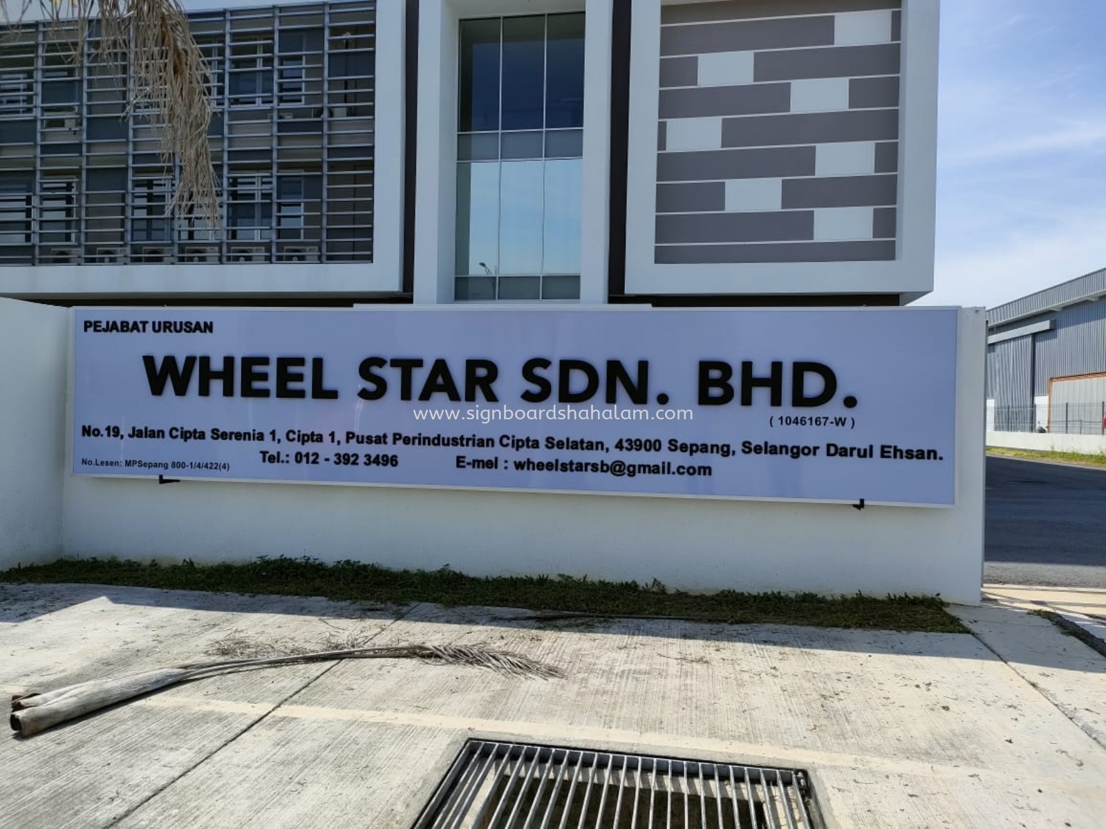 Wheel Star Sdn Bhd Sepang - 3D Box Up Lettering Signboard With Non LED