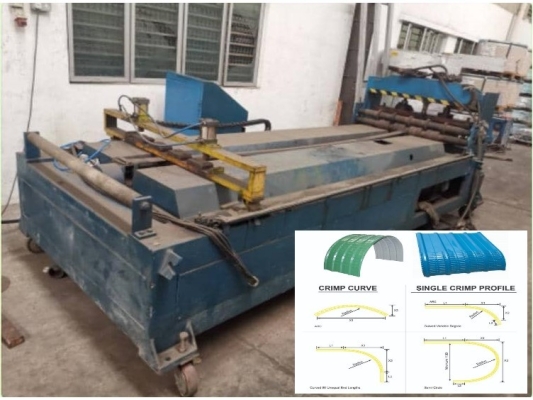 Used Crimp Curve Forming Machine RM33,000.00