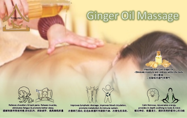 Ginger Oil Therapeutic Massage