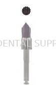 NYLON PROPHY BRUSH LATCH, POINTED TYPE, PURPLE (MEDIUM)