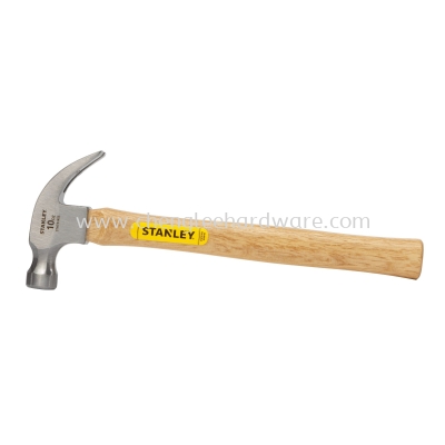 STANLEY CLAW HAMMER WITH WOOD HANDLE