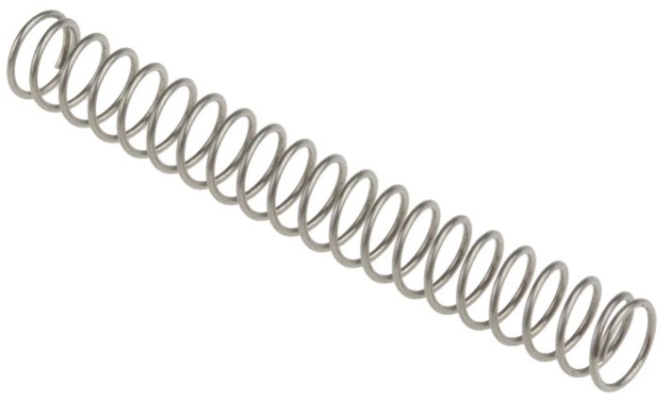 821-380 - RS PRO Stainless Steel Compression Spring, 54mm x 6.93mm, 0.29N/mm