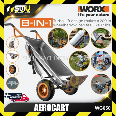 WORX WG050 Aerocart 8-IN-1 Wheel Barrow / Yard Cart / Dolly