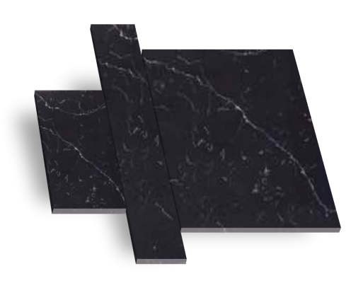 Quartz Stone : Black Marquina Quartz