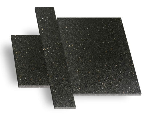 Granite Tiles : Black Galaxy