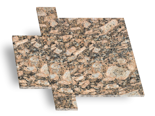 Granite Tiles : Flowery Yellow