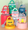 K3422A Kids Learning Locks Fun Unlocking Toy - Transport Theme A IQ Game 