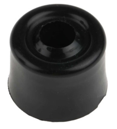 894-6926 - Black PVC Bumper Door Stop, 25mm Diameter