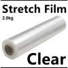 (817) 2.0kg Clear Stretch Film [500mm X 2kg X 23micron] Heavy Duty Pallet Wrap - High Quality Plastic Wrapping  Stretch film / Aluminium Wrapping 