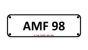 AMF 98 SPECIAL NUMBER 2 DIGIT