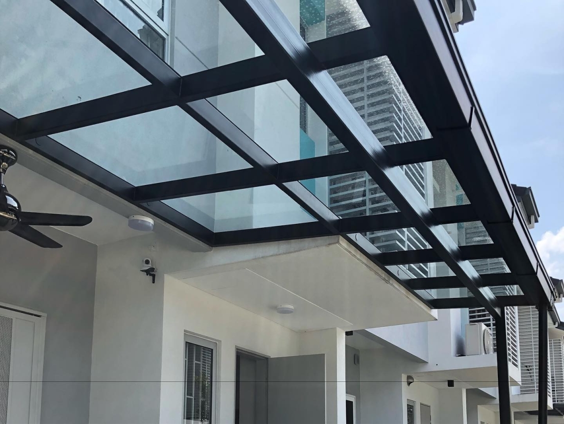 Glass Awning Samples In Seremban Negeri Sembilan / Seremban / Semenyih Awning & Roofing Contractor Awning & Roofing Merchant Lists