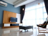 Living Room Design- TV Console, Living Table, Coffee Table - Interior Design Ideas -Home Renovation-Residential-D'Suites Akasia Horizion Hills Iskandar Puteri Johor Bahru JB