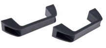  456-507 - Black Plastic Handle, 170mm Drawer Handles & Cabinet Handles RS Pro MRO