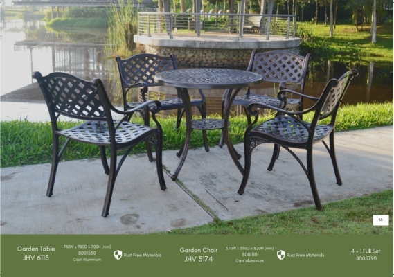 OUTDOOR SET 1+4 GARDEN SET(6115+5174)