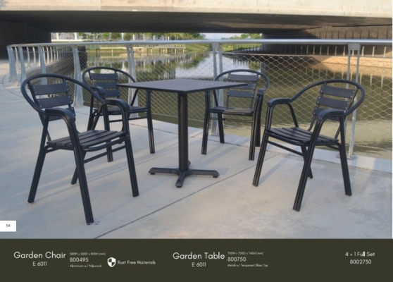 OUTDOOR 1+4 GARDEN SET(E 6011 SET)