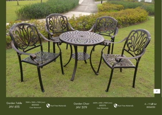 OUTDOOR SET 1+4 GARDEN SET(6115+3179)