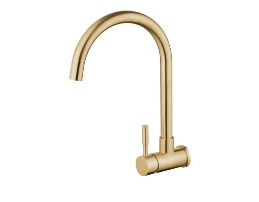 HUN SINGLE LEVER SINK TAP (SUS 304) HWT 9215 GOLD