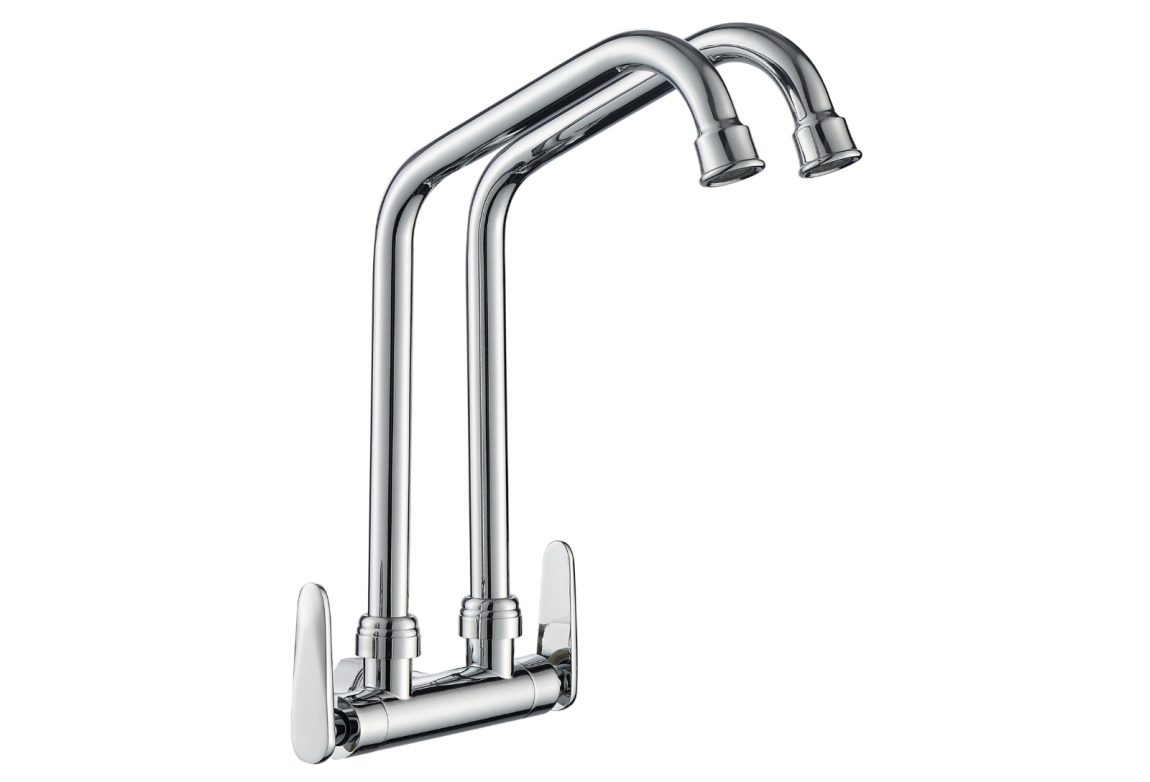 OUTAI OT 34051 WALL MOUNTED SINK COLD TAP (DOUBLE) OUTAI Kitchen & Bathroom Kitchen Choose Sample / Pattern Chart