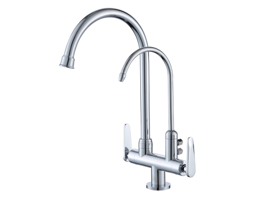 OUTAI OT 34052 PILLAR MOUNTED SINK COLD TAP (DOUBLE)