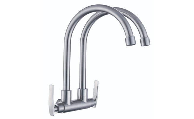 OUTAI OT 34059 WALL MOUNTED SINK COLD TAP (DOUBLE)