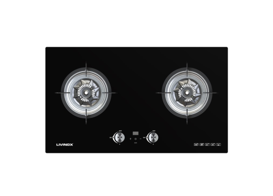 LIVINOX LGH-SALIX 2B-BL 2 BURNER GAS HOB