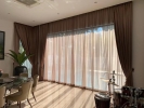  High Wall installation Curtain Blinds