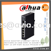 Dahua Desktop 4 Port Ethernet Switch Switches 4x 100m Port Ports 1x Gigabit Port 1x SFP Port Black Metal PFS3106-4T SWITCH DAHUA