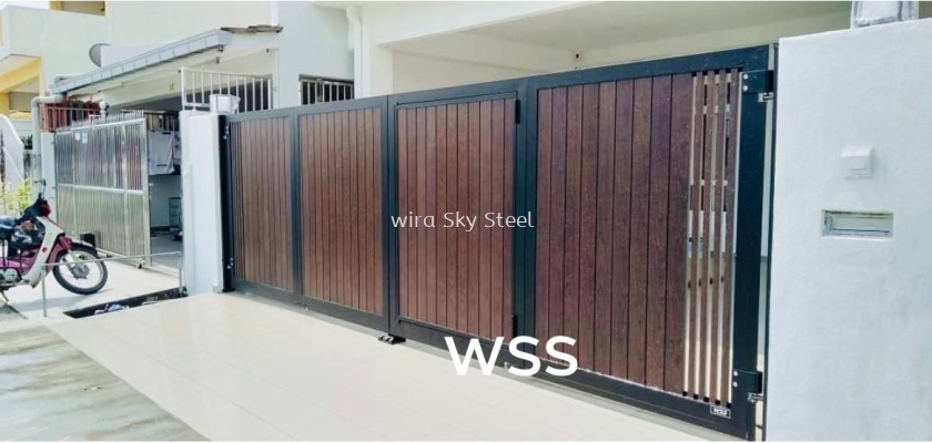 Aluminium Trackless Folding Gate