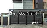 Aluminium Trackless Folding Gate Aluminium Gate Simple Series