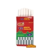 Premium Quality White Chalk 12 Pieces ( 3 in 1 / Pack ) Chalk Writing & Correction Stationery & Craft