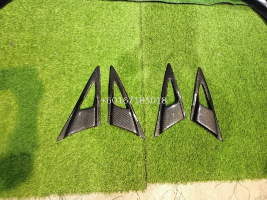 honda civic fd type r feels air duct carbon fiber add on copy ori new set