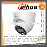 Dahua 5MP 5 Megapixel 24Hour Full Color IP67 Outdoor Turret Dome Mic 3.6mm Analog CCTV Security Camera HDW1509TLQ-A-LED