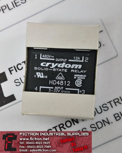 HD4812 CRYDOM Solid State Relay SSR Supply Malaysia Singapore Indonesia USA Thailand