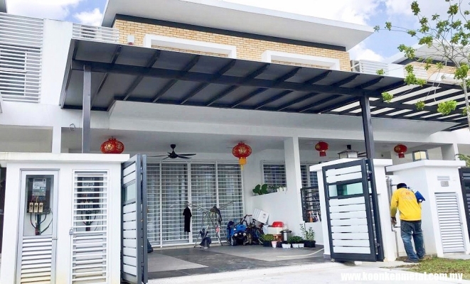 Contoh Bumbung Awning ACP Di Kepong Selangor