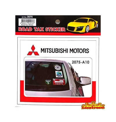 Road Tax Sticker Art No.2075 (MITSUBISHI MOTORS)