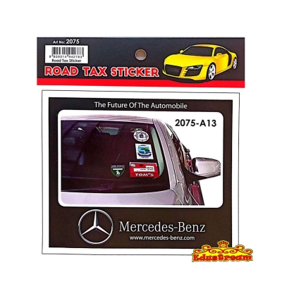 Road Tax Sticker Art No.2075 (Mercedes-Benz)